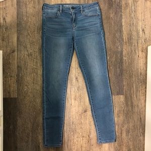 American Eagle Blue Skinny Jeans